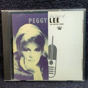 VINTAGE PEGGY LEE COMPACT DISC, THE CAPITOL YEARS, BEGINNING IN 1947